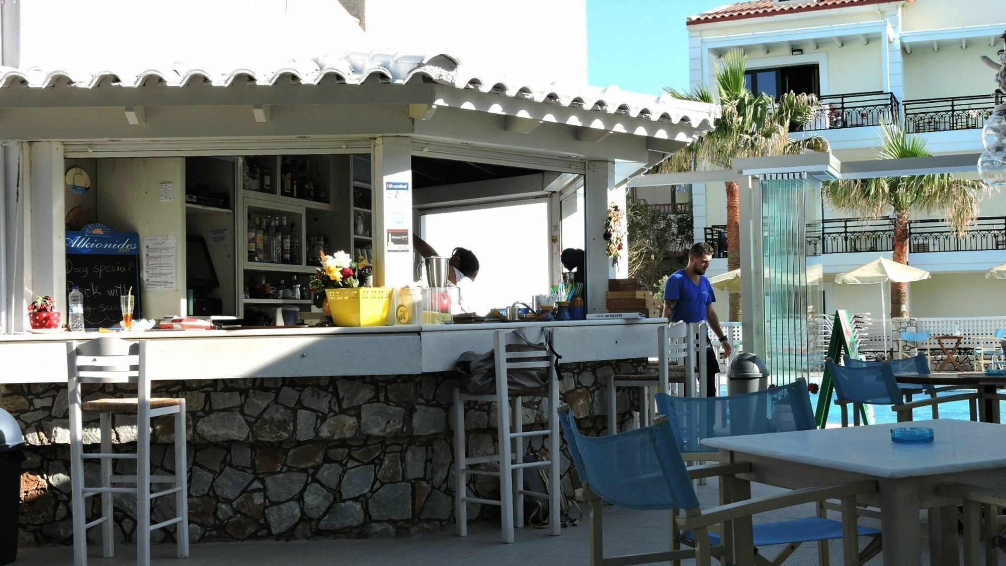 Alkionides Seaside Hotel 플라타니아스 외부 사진